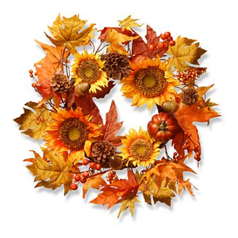 National Tree Company Sunflower Wreath
