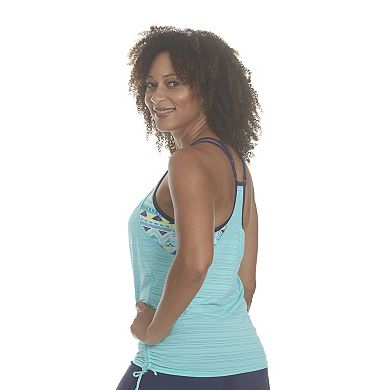 Women's ZeroXposur Ruched UPF 30+ Tankini Top