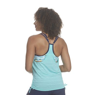 Women's ZeroXposur Ruched UPF 30+ Tankini Top