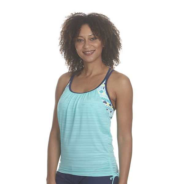 Women's ZeroXposur Ruched UPF 30+ Tankini Top