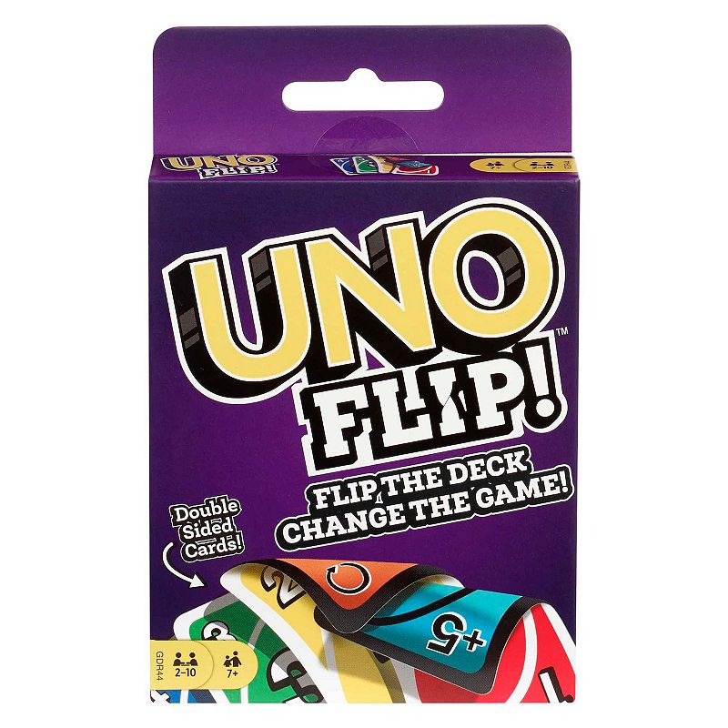 Mattel Uno Flip Card Game, Multicolor