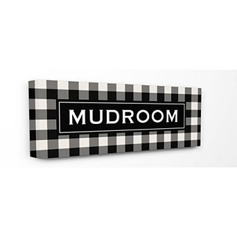 Stupell Home Decor Mudroom Classic New England Plaid Stretched Canvas Wall Art