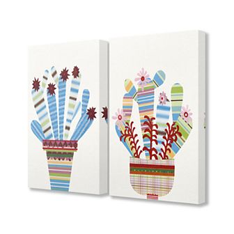 Stupell Home Decor Cheerful Succulents Wall Art Set