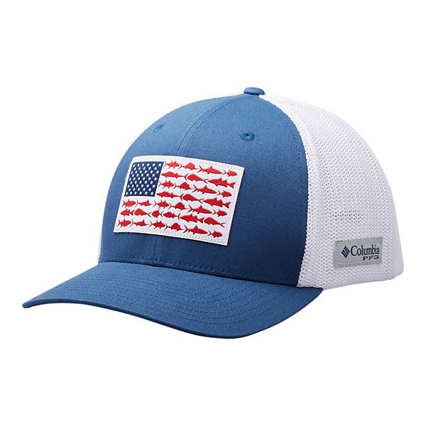 Columbia PFG Mesh Fish Flag Ball Cap - Night Tide