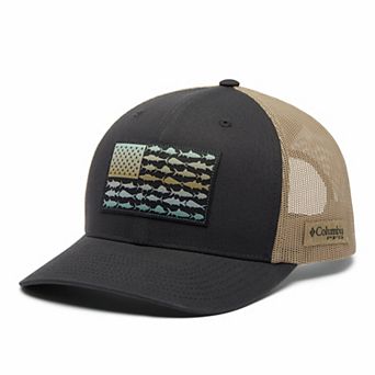 Columbia PFG Mesh Snapback Fish Flag Cap