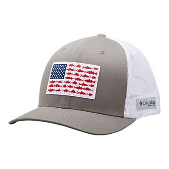 Columbia PFG Mesh Snapback Fish Flag Cap