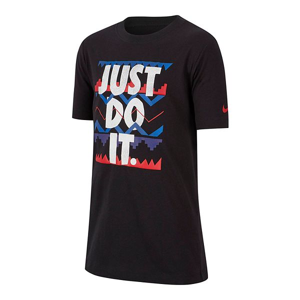 Boys 8-20 Nike Just Do It Red, White & Blue Tee