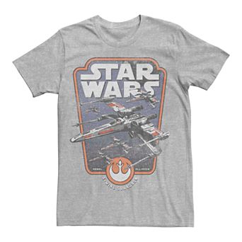 Men's Star Wars X-Wing Squadron Vintage Graphic Tee