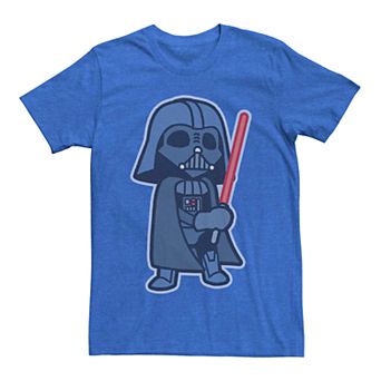 Men's Star Wars Darth Vader Cartoon Style Graphic Tee