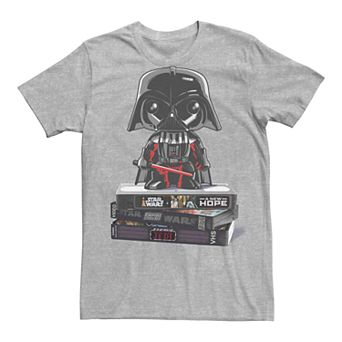 Men's Star Wars Darth Vader VHS Movies Graphic Tee