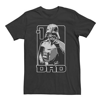 Men's Star Wars Darth Vader Number One Dad Graphic Tee