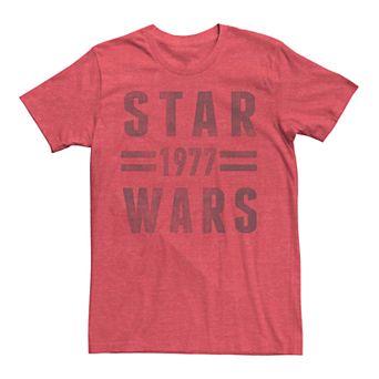 Men's Star Wars Distressed 1977 Logo Graphic Tee