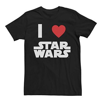 Men's I Love Star Wars Simple Graphic Tee