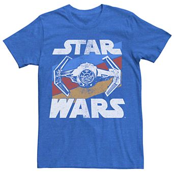 Men's Star Wars Tie Fighter Distressed Poster Graphic Tee