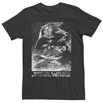 Men's Star Wars Darth Vader Static Poster Graphic Tee