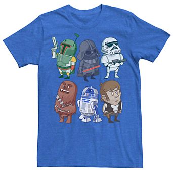 Men's Star Wars Group Doodles Graphic Tee
