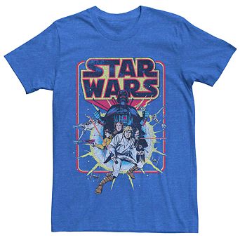 Men's Star Wars Old School Comic-Style Tee