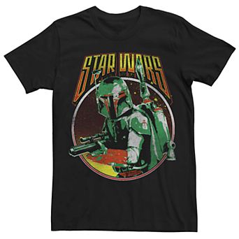 Men's Star Wars Boba Fett Retro Poster Tee