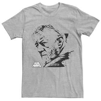Men's Star Wars Obi Wan Vintage Portrait Graphic Tee