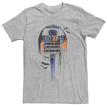 Men's Star Wars R2-D2 Halloween Paint Splatter Graphic Tee