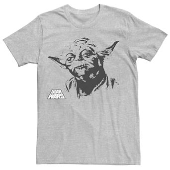 Men's Star Wars Yoda Vintage Portrait Graphic Tee