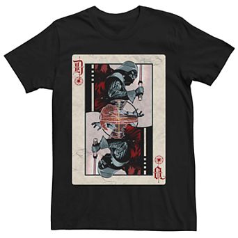 Men's Star Wars Darth Vader Playing Card Tee