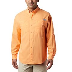 Columbia Orange Casual Button-Down Shirts for Men for sale