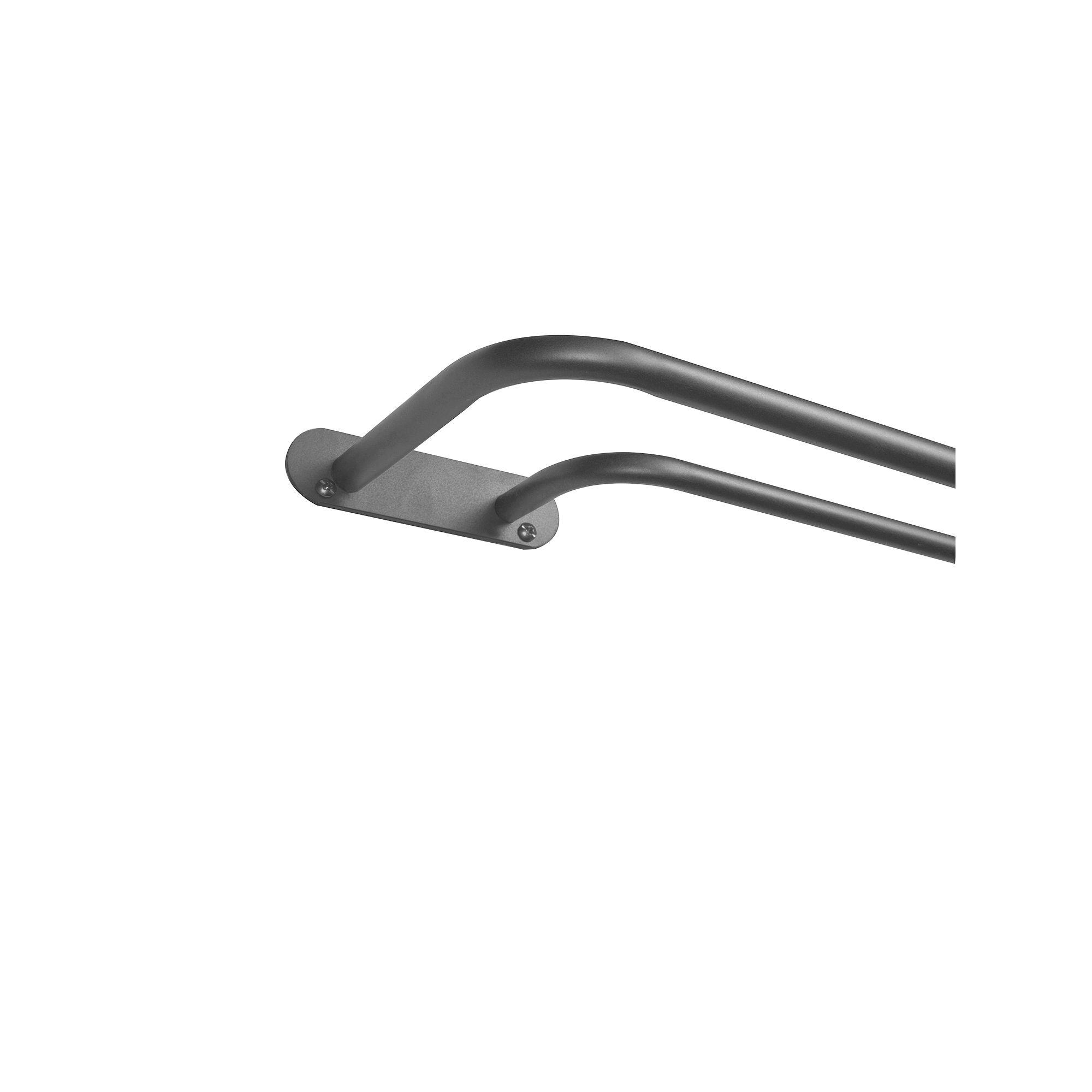 Exclusive Home Fetter Wrap Around Double Curtain Rod, Grey