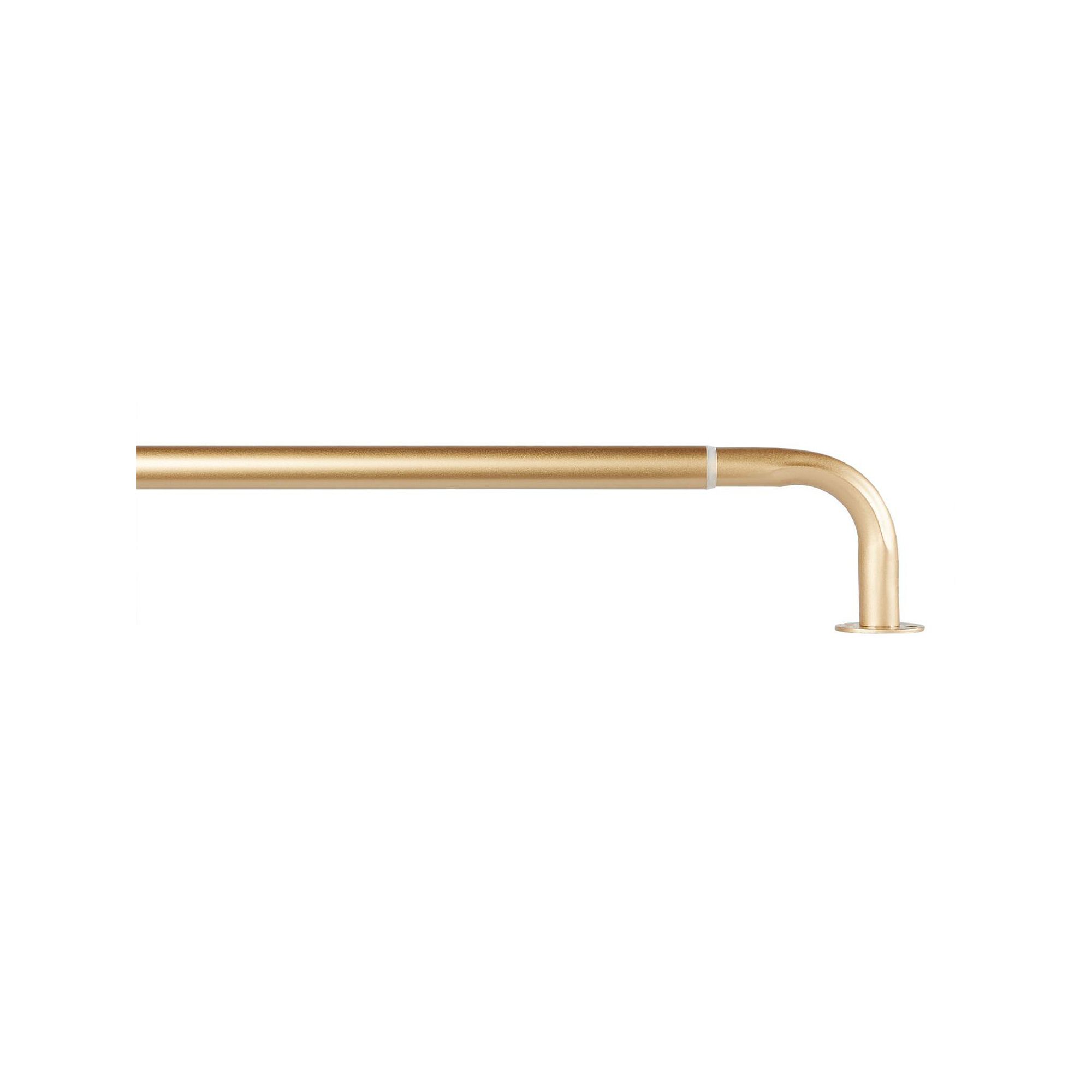 Exclusive Home Holden Wrap Around 1-in. Curtain Rod, Gold