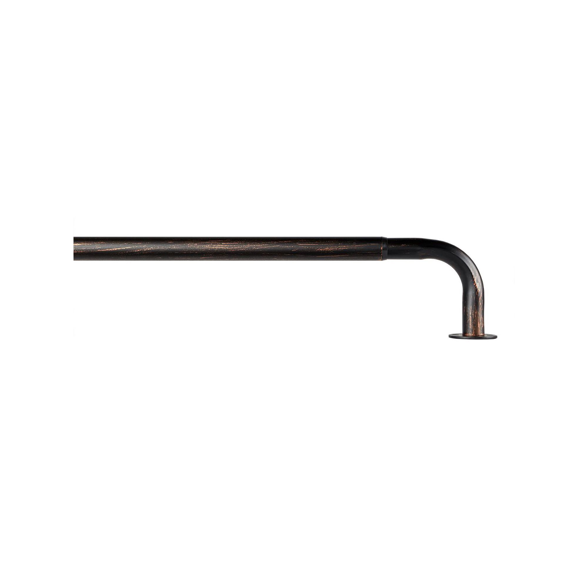Exclusive Home Holden Wrap Around 1-in. Curtain Rod, Oil Rubbed Bronze