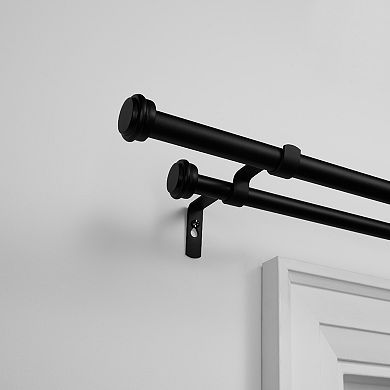 Exclusive Home Topper Double Curtain Rod