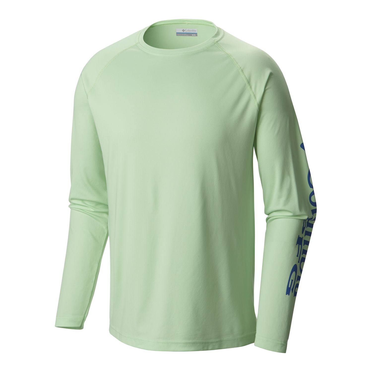 Chemise Columbia PFG Pêche, Manches Longues, XL, Vert Camouflage, Neuve