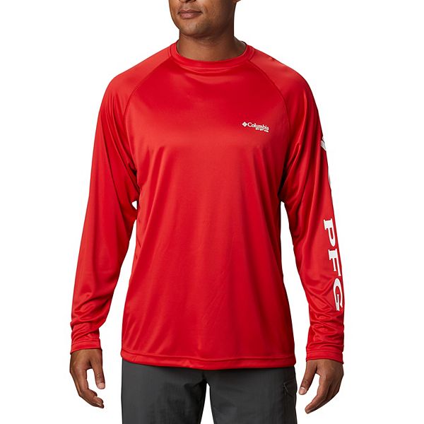 Columbia Sportswear Men's Texas Rangers PFG Terminal Tackle Long Sleeve T- shirt