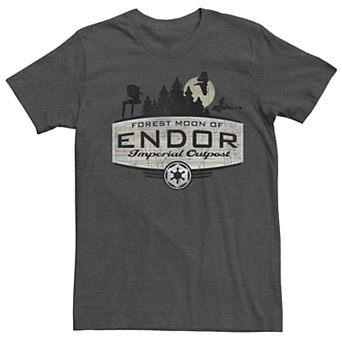 Men's Star Wars Endor Vintage Badge Logo Graphic Tee
