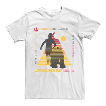 Men's Star Wars Droid Rebel Alliance Poster Graphic Tee