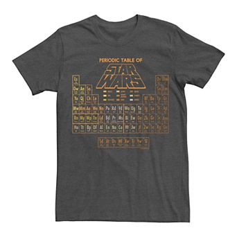 Men's Periodic Table Of Star Wars Characters Graphic Tee