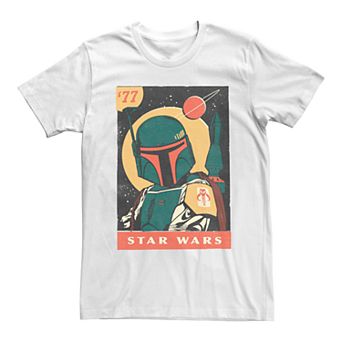 Men's Star Wars Retro Boba Fett Poster Graphic Tee