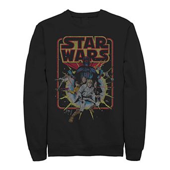 Men's Star Wars Old School Comic Fleece Sweater