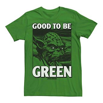 Men's Star Wars Yoda Good To Be Green Graphic Tee