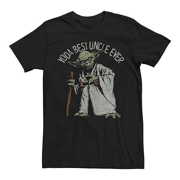 Men's Star Wars Yoda Best Uncle Ever Graphic Tee