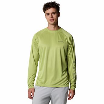 Men's Columbia PFG UPF 50 Terminal Tackle™ Heather Long Sleeve Shirt