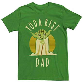 Men's Star Wars Yoda Best Dad Graphic Tee