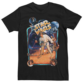 Men's Star Wars Retro Heroes Poster Graphic Tee