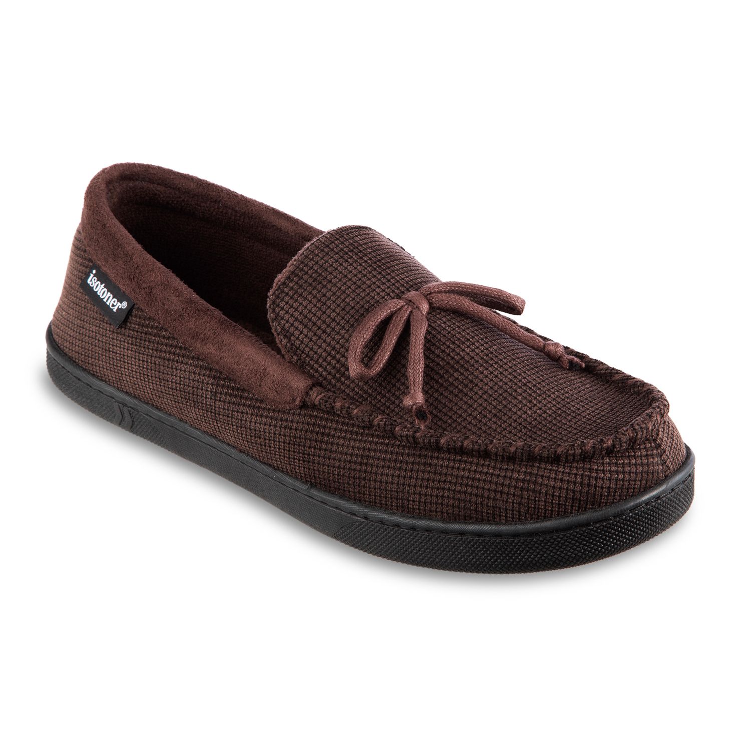 totes isotoner mens moccasin slippers