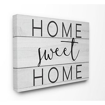 Stupell Home Decor Home Sweet Home Planks Wall Art