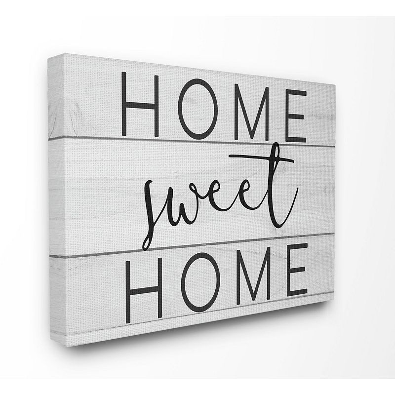 Stupell Home Decor Home Sweet Home Planks Wall Art, Multicolor, 24X30