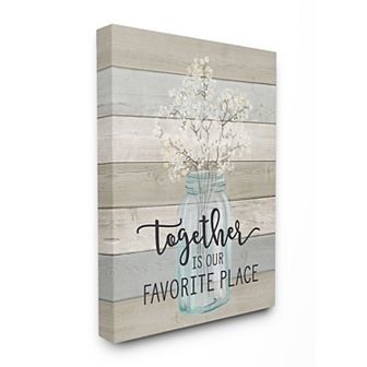 Stupell Home Decor Together is Our Favorite Place Wall Art