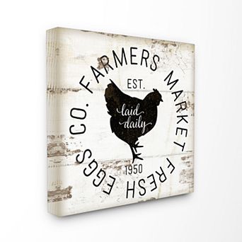 Stupell Home Decor Fresh Egg Co Wall Art