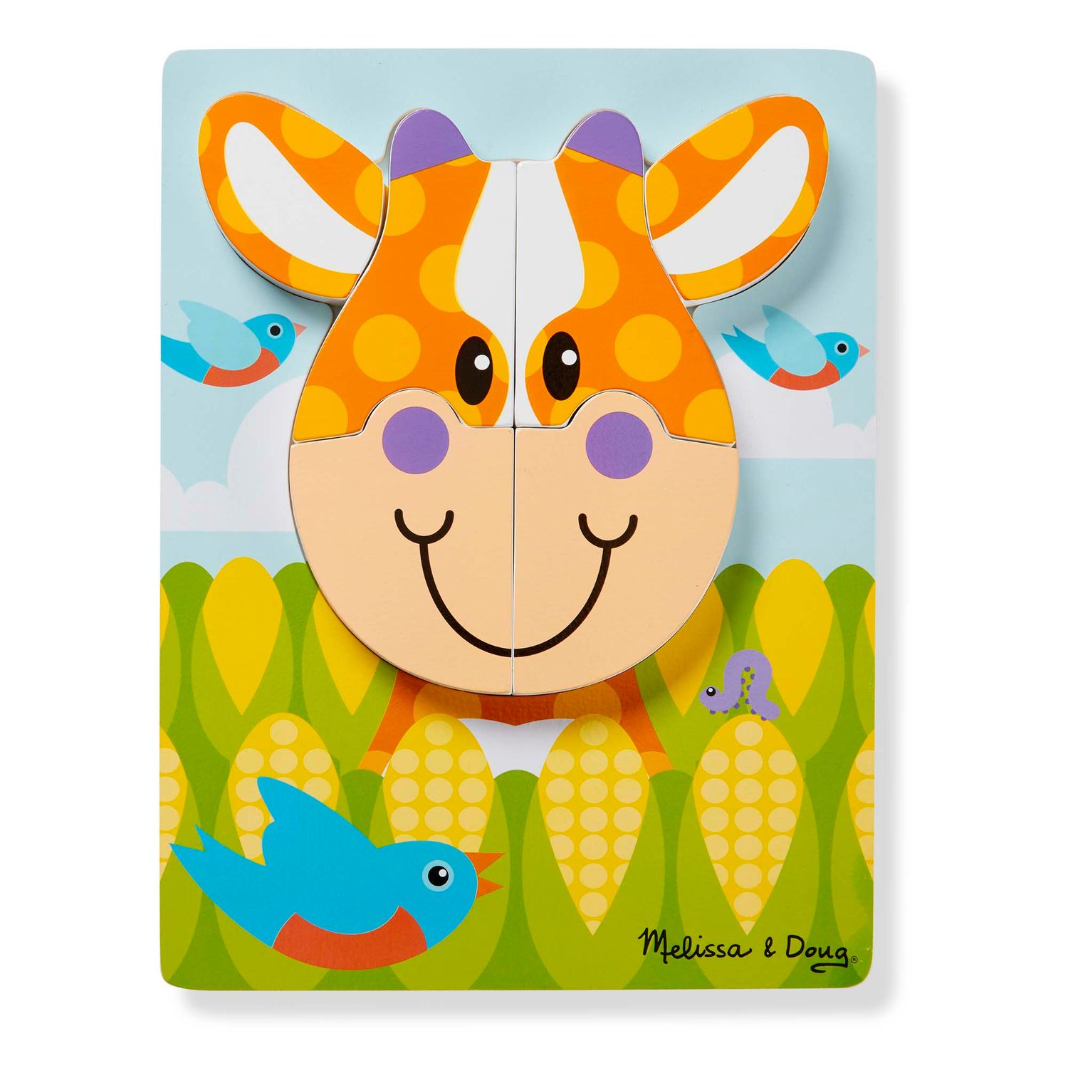 melissa and doug chunky puzzle farm animals