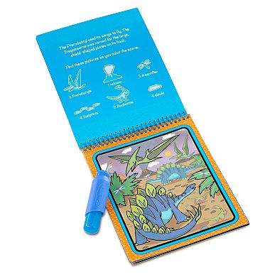 Melissa & Doug On the Go Water Wow! Color with Water Activity Pad 3-Pack - Sports, Dinosaurs & Vehicles